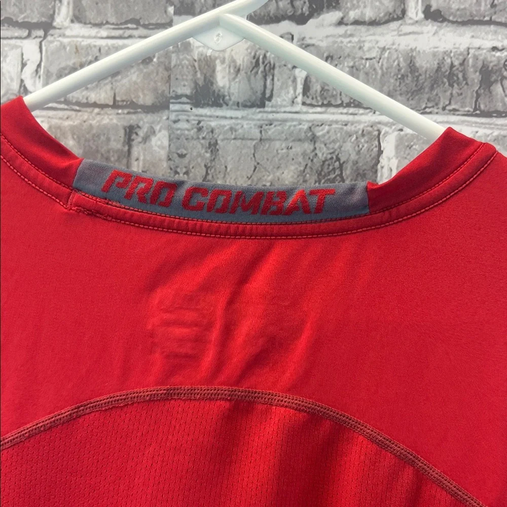 Nike‎ Pro Combat Red Performance Tee